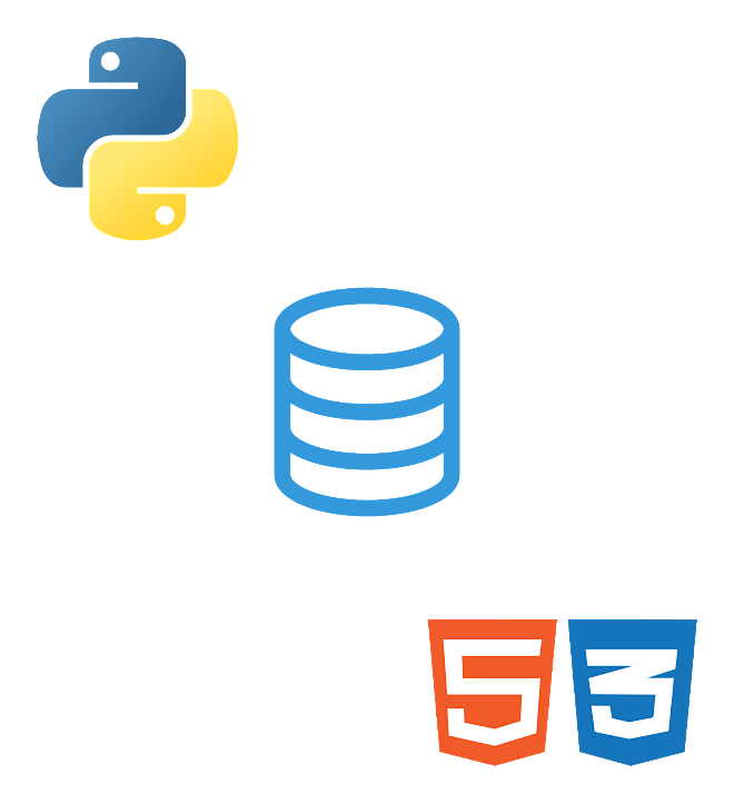 Python, SQL, HTML, CSS icon